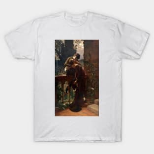 Romeo and Juliet on the Balcony by Julius Kronberg T-Shirt